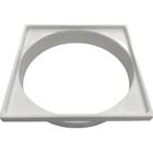 Porta Grelha Quadrada Para Caixa Ralo PVC Branco Áreas Banheiros Cozinhas De 10x10 Cm DN 100mm Tigre