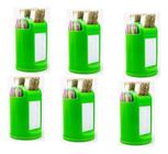 Porta Guardanapo Canudo Sache Lanchonete Kit 6 Pcs Cores - Verde - Icepack