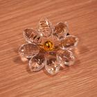 Porta Guardanapo - Flor De Cristal - Argola De Ouro - Ref.7061 - 1 unidade - - Rizzo