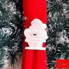 Porta Guardanapo Mesa Posta Natal Mdf Branco - ArtCam