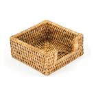 Porta Guardanapo Paya De Rattan 13.5X13.5X6cm - Natural Home