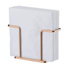 Porta Guardanapos De Mesa Para Cafe Em AÇo Carbono Rose Gold - Future