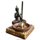 Porta Incenso Incensário Buda Tibetano Resina
