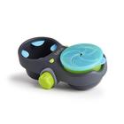 Porta-Lanches Munchkin Deluxe - Compartimento Duplo (Azul/Cinza)