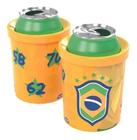 Porta Lata Copa 350Ml Seleção Brasileira - Plasútil - Plasutil