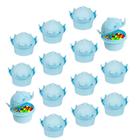Porta Objetos e Lanches Coroa Plasútil 220ml Kit com 14