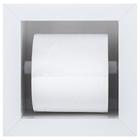 Porta Papel Higiênico/papeleira Em Porcelanato Polido (Branco)