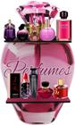 Porta Perfume Prateleira Organizadora e Expositora de Perfumes Rosa MDF