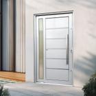 Porta Pivotante Lambril Miraggio com Puxador Lado Direito Elite 240x120 Branco