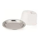 Porta Queijo Inox com tampa acrílica - Class Home - CLH667