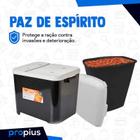 Porta Ração Container Até 15Kg Pote Pet Gato Armenar