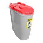 Porta Ração Dispenser Home 40L Plast Pet