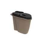 Porta Ração Dispenser Home Gold 40 Lts Gold Edition Preto - Plast Pet