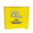 Porta racao tudo de bicho amarelo - 15kg