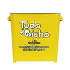 Porta Ração Tudo De Bicho Amarelo - 6kg