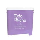 Porta Ração Tudo de Bicho Lilás 15kg - FURACAO PET