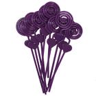 Porta Recado Espiral Plástico Lembrancinha Roxo 100 Peças