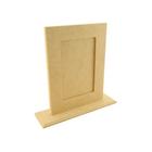 Porta Retrato 10x15 Vertical com Fundo Removivel Mdf Madeira