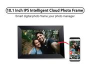 Porta Retrato Digital Photo Frame, 10.1 ", 1280x800 HD, IPS, Tela de Toque LCD-PRETO