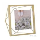Porta-Retrato Prisma 10x10cm - Dourado