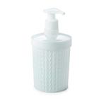 Porta sabonete liquido plástico branco dispenser resistente com tampa pia banheiro cozinha Plasútil