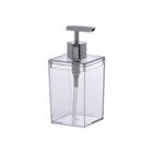 Porta Sabonete Liquido Quadratta Cristal 400Ml Ref 1555 - Paramount