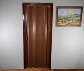 Porta Sanfonada Pvc 0,84 Mogno Holztek