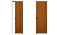 Porta Sanfonada PVC 70X210cm Mogno Plasbil