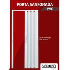 Porta Sanfonada PVC - Branca - 0,90 x 2,10 Altura