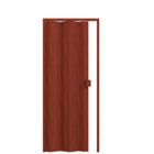 PORTA SANFONADA PVC MOGNO TRINCO MODERNO 210x85 PERMATTI - PERMATTI