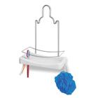 Porta Shampoo Cromo Colors Branco