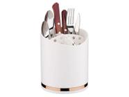 Porta Talher Branco Rose Gold Future