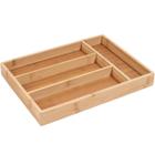 Porta Talheres Organizador Gaveta Bambu natural Cozinha