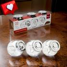 Porta Temperos e Condimentos Kit com 3 recipientes de vidro 150 ML