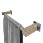 Porta Toalha Toalheiro de Rosto De Banheiro Lavabo 30cm Aço Inox 304 Alto Brilho Q-T30 Toalheiros Ganchos