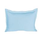 Porta Travesseiro 50x70 Cm em Malha 100% Algodão Azul Arrumadinho Enxovais