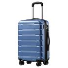 Porta USB Coolife Carry-on Spinner TSA Lock 28" azul