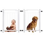 Portão Grade de Proteção para Pet e Bebê Com Trava Segurança Portas de 70 cm á 80 cm - Branco - Lojas RPM