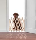 Portão sanfonado de madeira para cachorro - HOME WOOD