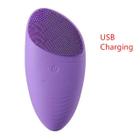 Portátil USB recarregável silicone limpeza facial elétrica