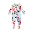 Posh Amendoim Baby Rompers Pijamas - Pijamas Footie - Roupas de Menina - Roupas de Menina Recém-Nascida - Dormentes de Bebê 0-24 Meses