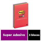 POST-IT Diversao 101MM X 152MM 3 Blocos de 90 Folhas 3M