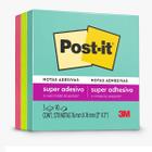 POST-IT Supernova 76MM X 76MM 3 Blocos de 90 Folhas 3M