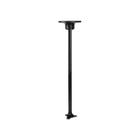 Poste Balizador LED Eclipse 12W Preto 3000K Quente IP65 Gaya