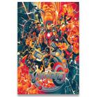 Poster 42Cm X 30Cm A3 Brilhante Avengers Vingadores