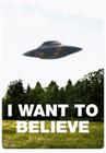 Poster Cartaz Arquivo X I Want To Believe B