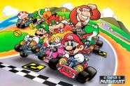 Poster Cartaz Jogo Super Mario Kart