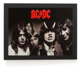 Poster Com Moldura Ac/dc Highway To Hell Quadro - Fanarte