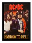 Poster Com Moldura Acdc Highway To Hell Rock Quadro - Fanarte