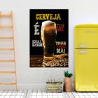 Poster De Parede Adesivo Decorativo Cerveja 75cm
